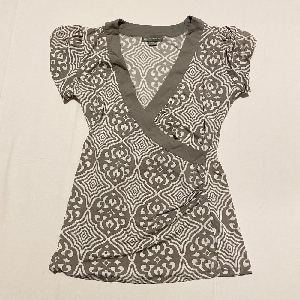 Beechers Brook Short Sleeve Top Womens Size Medium Shirt
